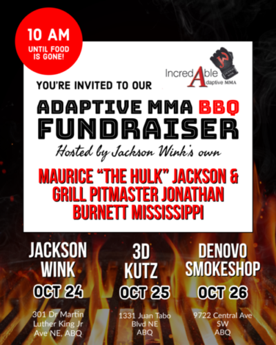 Jackson Wink Adaptive MMA BBQ Fundraiser