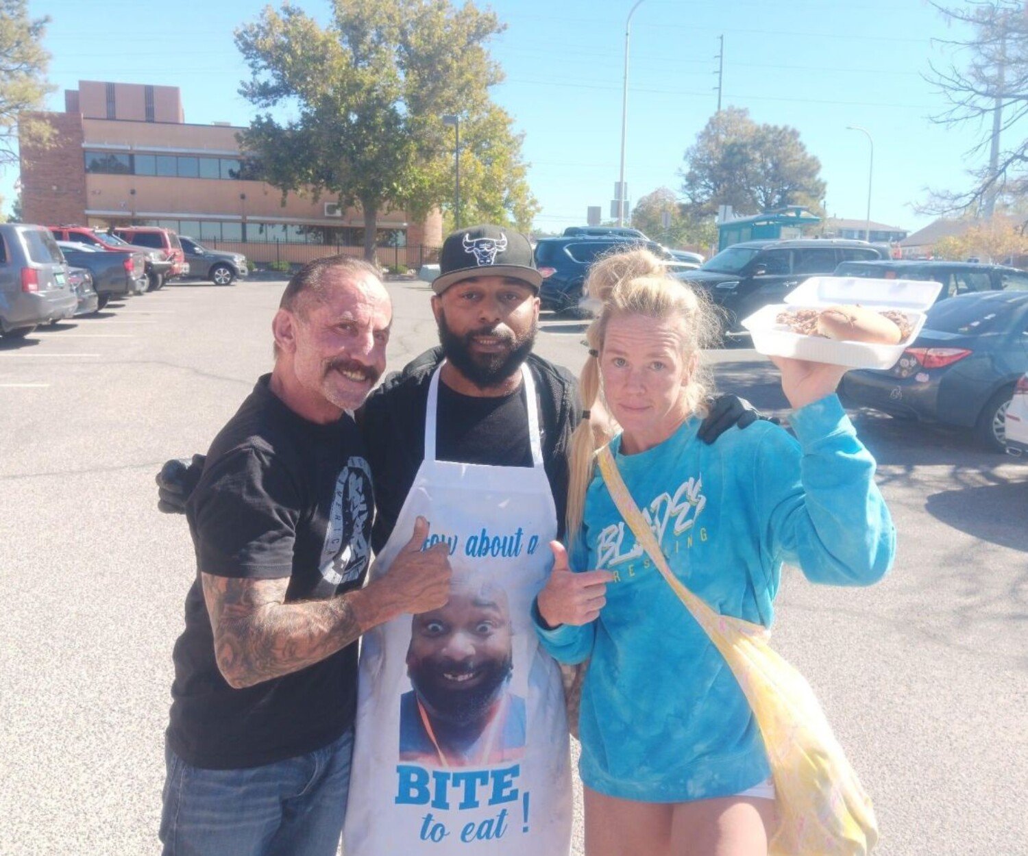 Holly Holm with Team Hulk