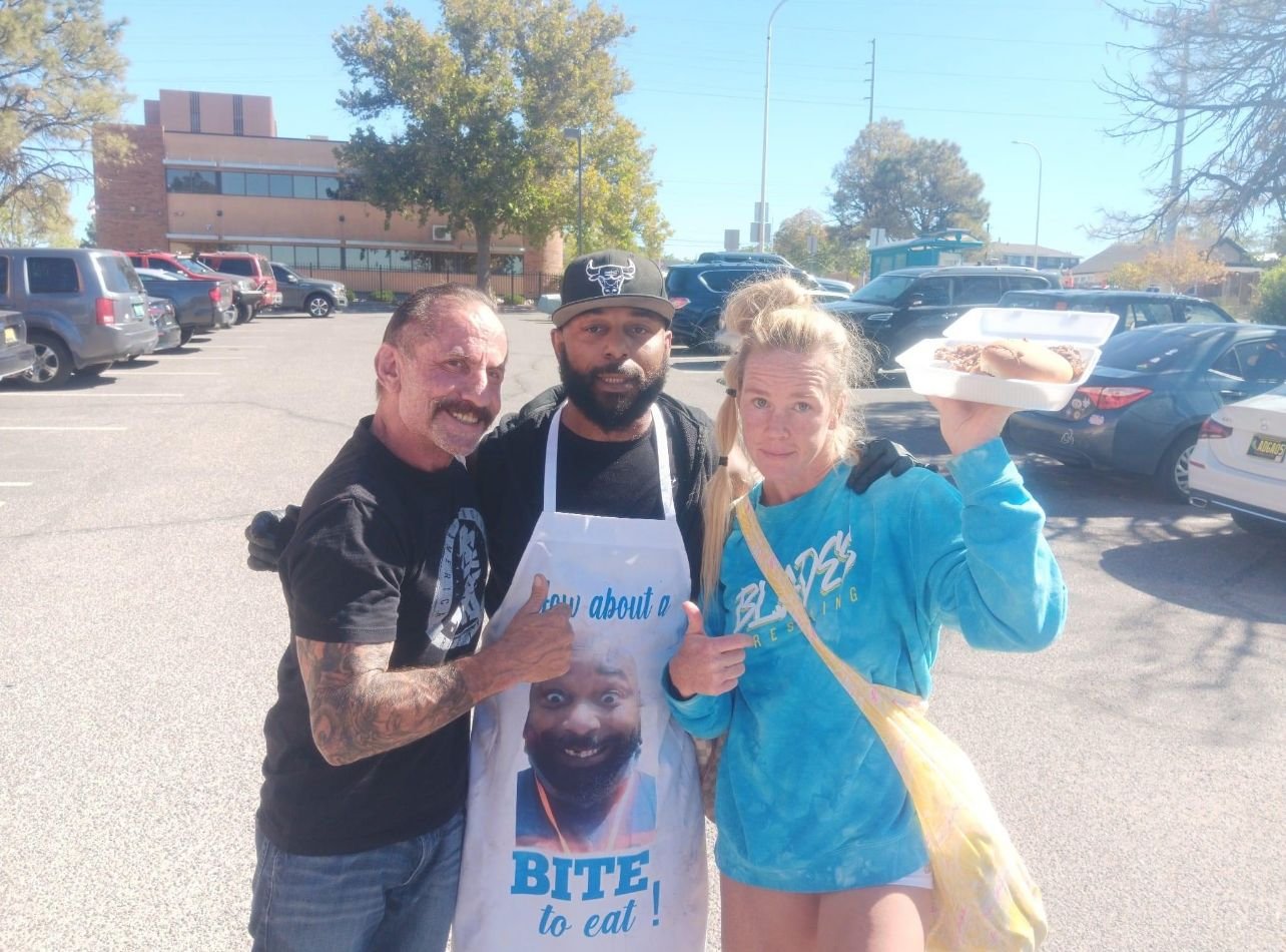 Holly Holm with Team Hulk